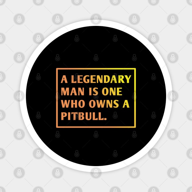Pitbull Lover Magnet by BlackMeme94